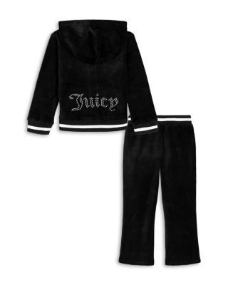 Girls' Velour Hoodie & Jogger Pants Set - Little Kid