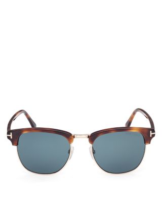 Browline Round Sunglasses, 53mm