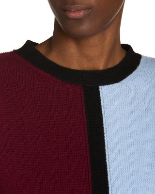 Cashmere Color Blocked Sweater