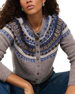 Amina Fair Isle Sweater in Wool