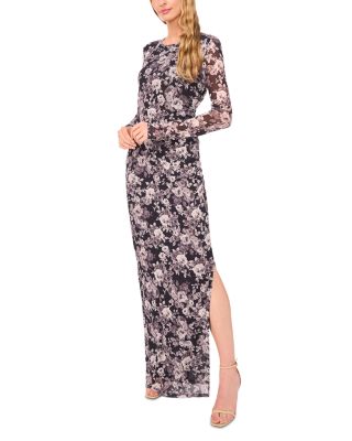 Nic Shirred Mesh Dress