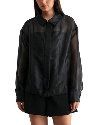 Oversized Organza Jacket