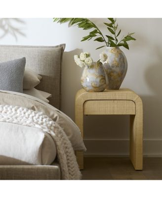  Montecito 1-Drawer Raffia Side Table