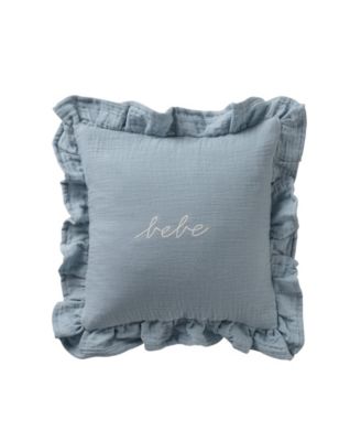  Gauze Bebe Ruffle Accent Pillow Sham, Crib