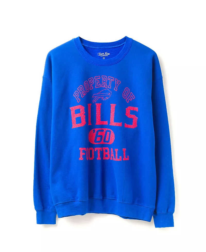 Junk Food Clothing Unisex Nfl Buffalo Bills Property Flea Market Crew Fleece