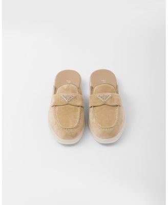 Women's Suede Leather Sabots