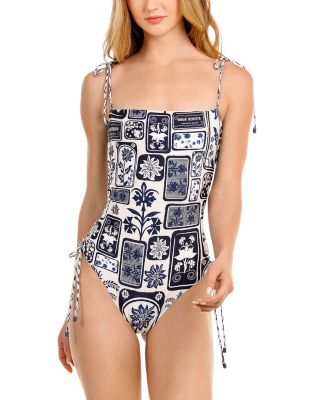 Posh Batik Reversible One Piece Swimsuit