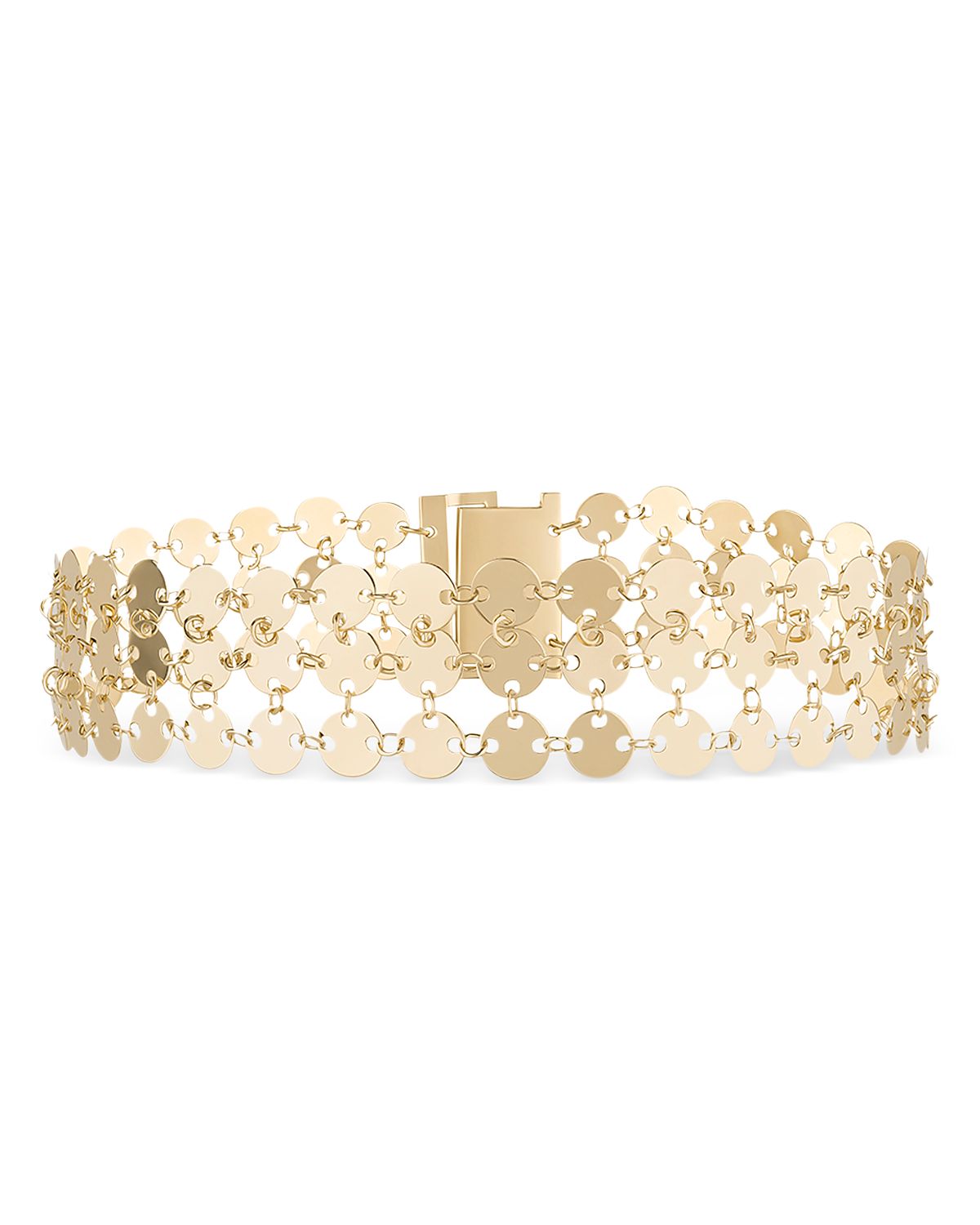 Lana Jewelry Laser Chainmail Triple Row Bracelet