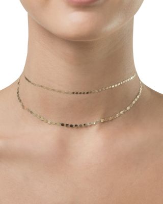 Petite Nude Chain Necklace in 14K Yellow Gold 