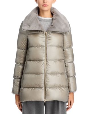 Ultralight Down High Low Mid Length Coat