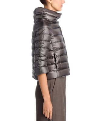 Sofia Iconico Cropped Down Puffer Coat