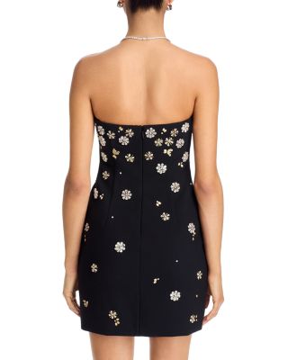 Tumbling Flowers Mini Dress