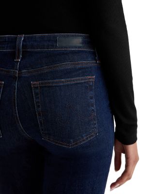 Mari Extended Mid Rise Slim Straight Jeans in Modern Indigo