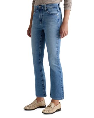Farrah High Rise Boot Crop Ankle Jeans in 18 Years Smolder