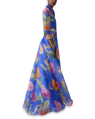 Belted Trench Silk Gown