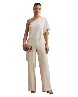 louren ローレン shoulder tie jumpsuit louren Shoulder tie jumpsuit ショルダータイジャンプスーツ Black