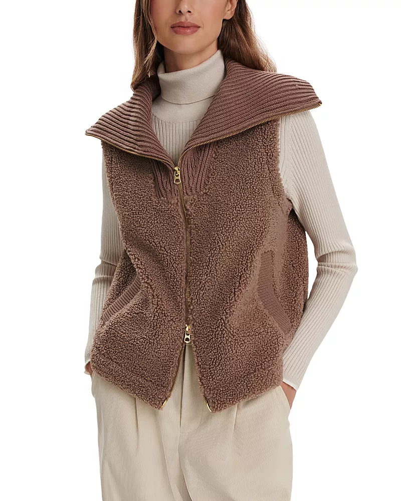 Varley Boucle Sherpa Vest