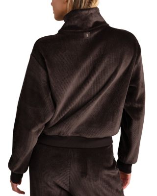 Plush Half Zip Sweatshirt