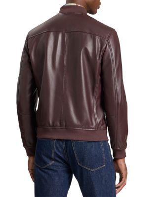 Waggoner Leather Bomber Jacket