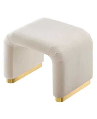 Koda Performance Velvet Waterfall Stool