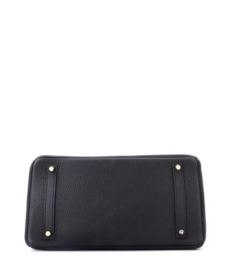 Birkin 35 Handbag Black Togo with Gold Hardware