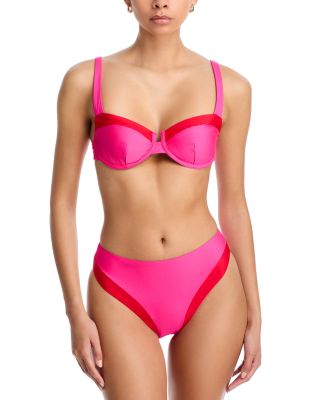 Colorblock Underwire Bikini Top - Exclusive