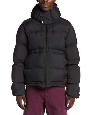 Nylon Quilted Down Coat