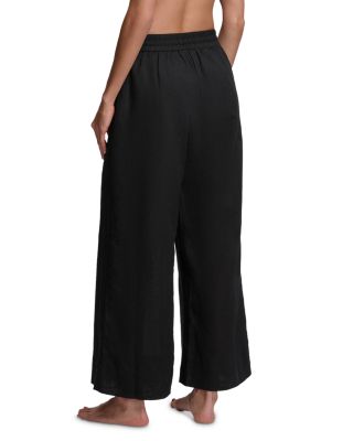 Smocked Pull On Swim Cover-Up Pants