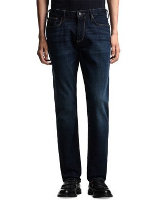 Slim Fit Jeans in Dark Blue Demin