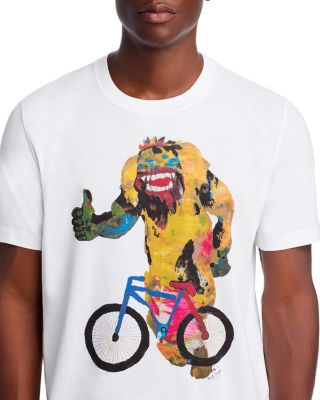 Regular Fit Short Sleeved Bike Monster Tee