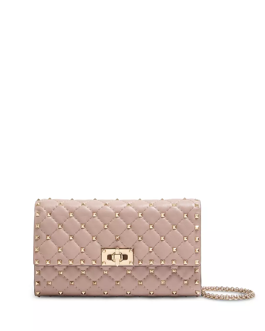 Valentino Garavani Rockstud Spike Crossbody Clutch Bag