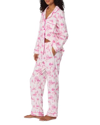 Printed Long Pajama Set