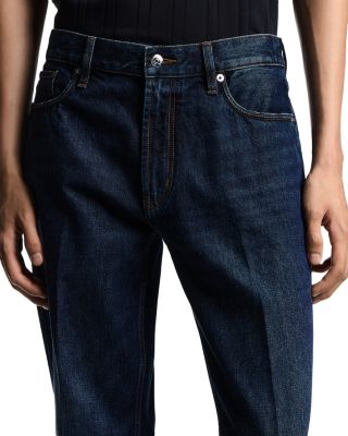 Straight Fit Jeans in Dark Blue