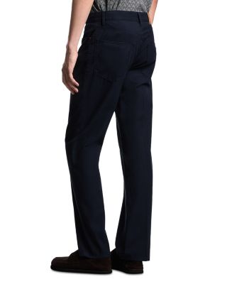 Straight Fit Jeans in Solid Blue