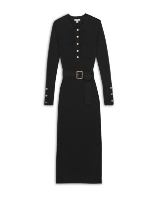 Willow Button Knitted Midi Dress