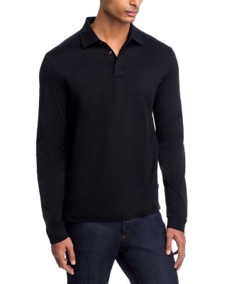 Pado Long Sleeve Mercerized Cotton Polo Shirt