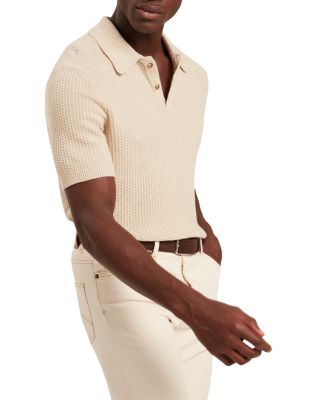 Caelum Herringbone Polo Shirt