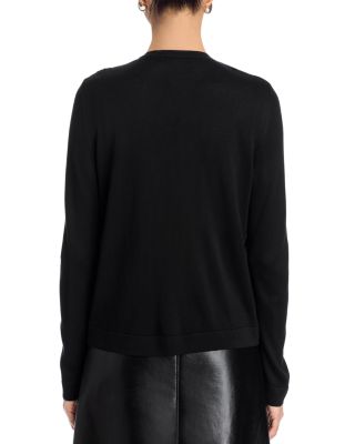 Crewneck Cardigan Sweater