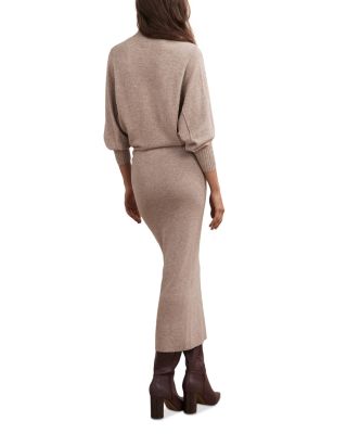The Suni High Neck Sweater Dress