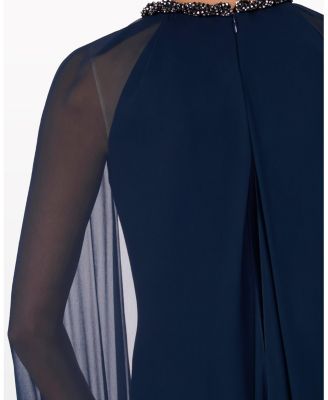 Storm Cape-design Maxi Dress