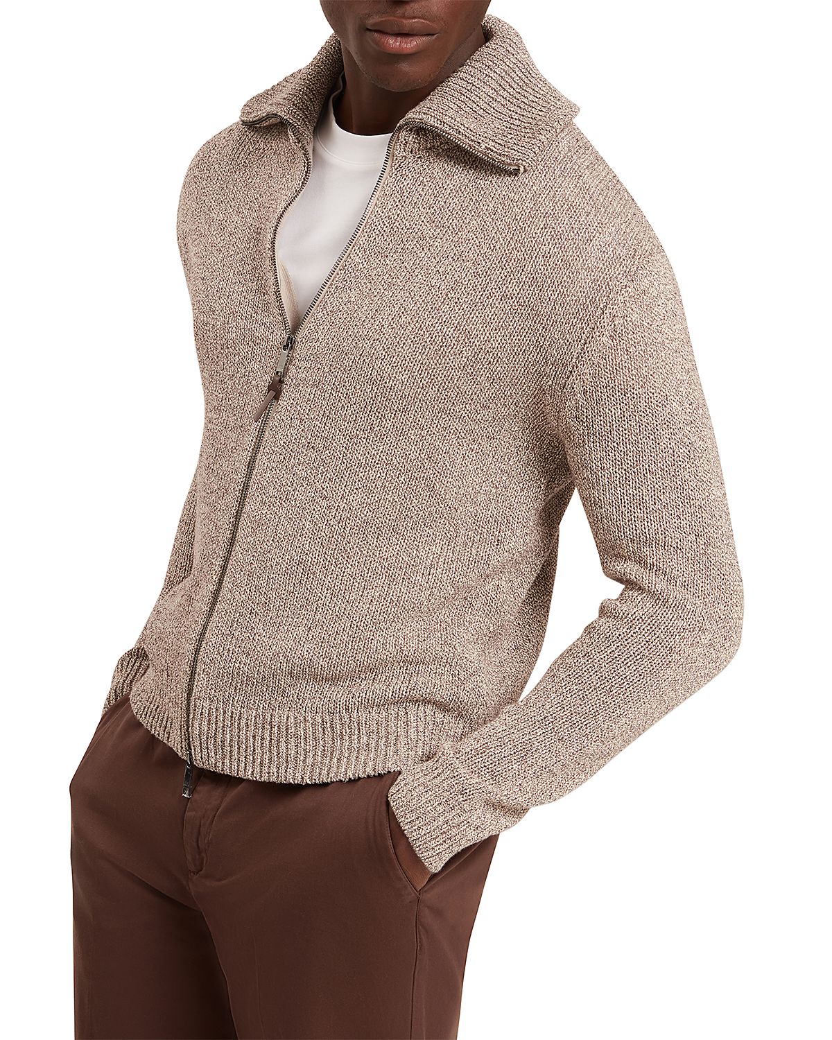 Ted Baker Varink Funnel Neck Zip Sweater