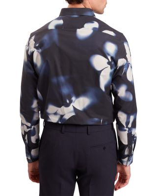 Wrenin Regular Fit Photographic Floral Shirt