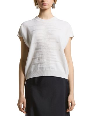 Knitted Wool, Silk and Cashmere Sweater