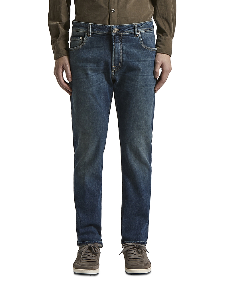 Peserico Slim Fit Jeans in Ink Blue Peserico Slim Fit Jeans in Ink Blue