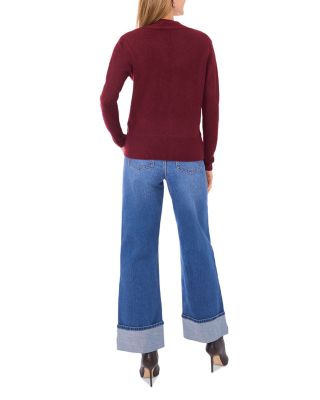 Cross Front Long Sleeve Sweater