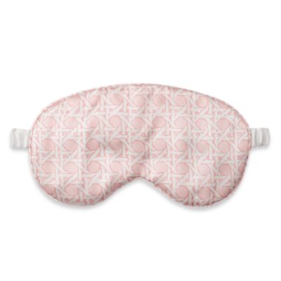 x Madeaux Rattan Silk Eye Mask with Pouch