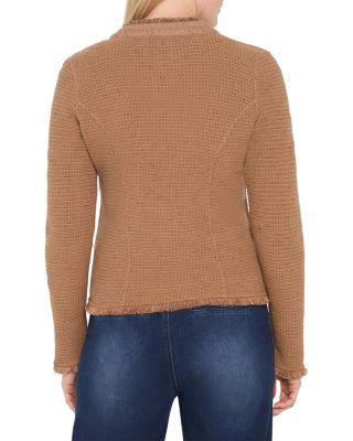 Fringe Trim Military Jacket