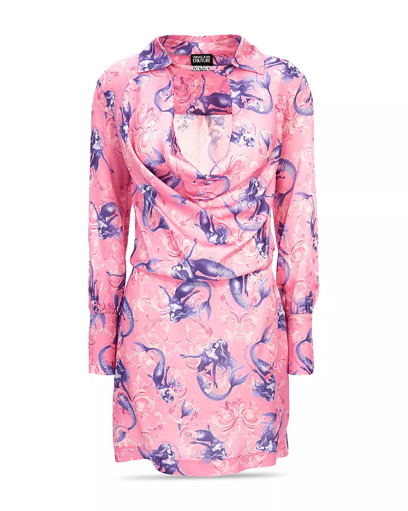 Versace Jeans Couture Satin Siren Dress
