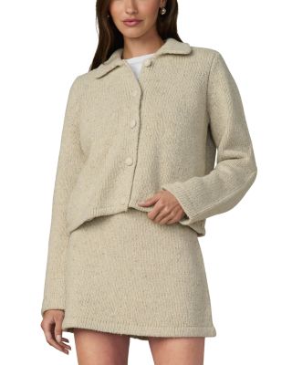 The Lennon Wool Blend Button Sweater