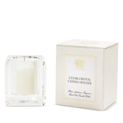 Clear Crystal Candle Holder & Prosecco Votive